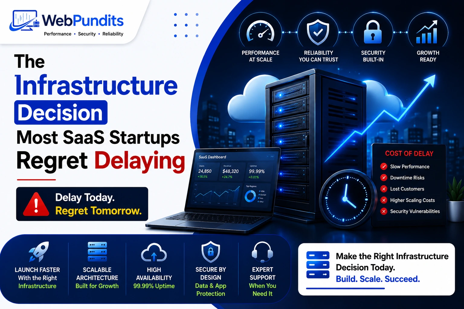 SaaS infrastructure mistakes that cause scaling and performance issues